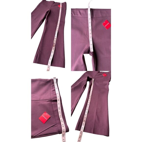 Spanx The Perfect Pant Kick Flare In Chianti Size L Petite - Picture 8 of 8